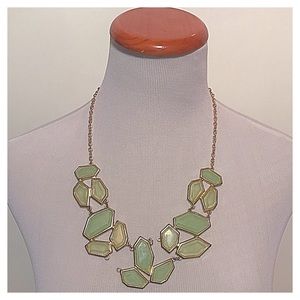 NWT {Sparkling Sage} Statement Necklace